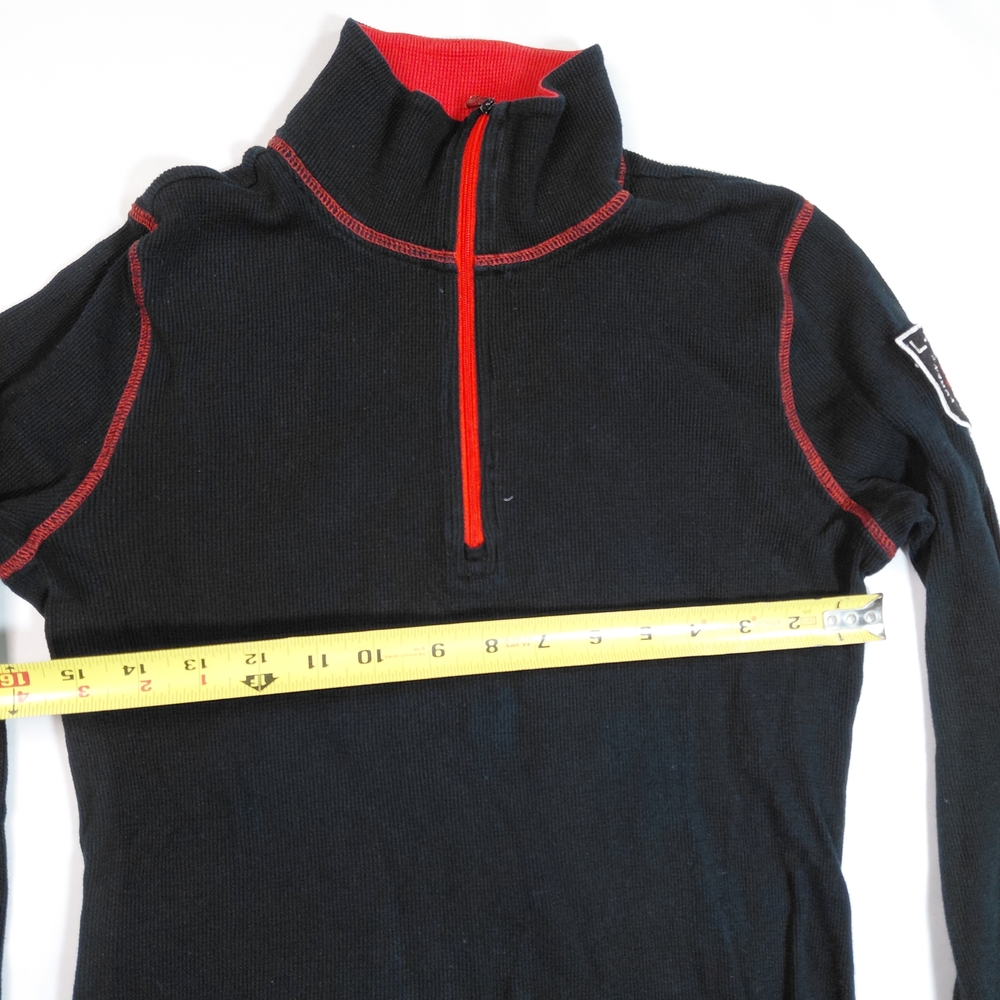 Ralph Lauren Women’s Active Long Sleeve 1/4 Zip LXVII Embroidered Black Size M - Picture 11 of 11